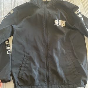 Salty Crew black lightweight wind breaker, Mens size small